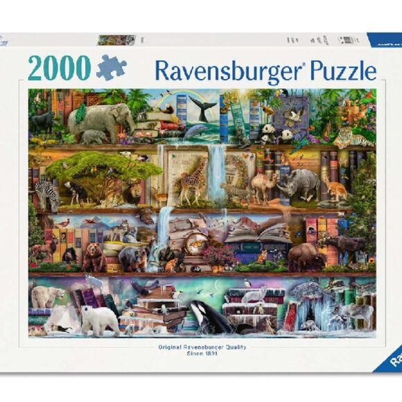 New sealed Ravensburger 2000pcs Puzzle-Wild Kingdom| Adult Puzzles - Picture 3 of 16